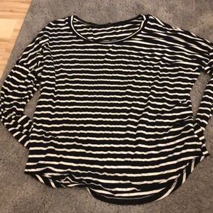 Stripped long-sleeve shirt